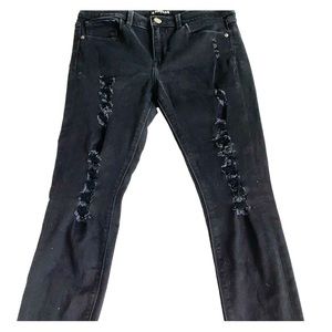 Mid rise legging skinny jeans